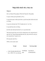 Tài liệu Nhập khẩu thuốc thú y thuỷ sản docx