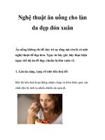 Tài liệu Nghệ thuật ăn uống cho làn da đẹp đón xuân doc