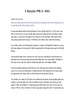 Tài liệu Chuyện PR ở AIG doc