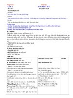 Bài soạn Khoa học tích hợp gd kĩ năng sống tuần  18-22