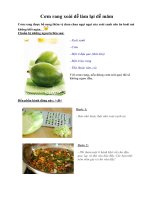 Tài liệu Cơm rang xoài dễ làm lại dễ măm doc