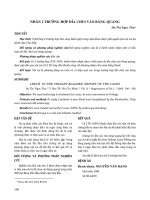 Tài liệu Nhân 2 trường hợp đỉa chui vào bàng quang docx