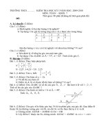 Bài soạn Đề thi học kì 1