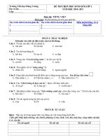 Gián án đề thi HSG lớp 2