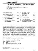 Tài liệu THERMODYNAMICS FUNDAMENTALS doc
