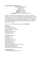 Tài liệu Microsoft Windows Vista Tutorials [VTC] pptx