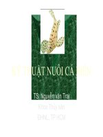 Tài liệu Kĩ thuật nuôi cá biển - TS. Nguyễn văn Trai doc