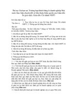 Tài liệu Thủ tục Gia hạn nợ ppt