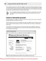 Tài liệu Creating Cool Web Sites with HTML, XHTML and CSS (2010)- P8 docx