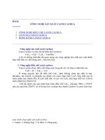 Tài liệu Công nghệ sản xuất canxi cacbua doc
