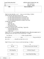 Bài soạn Sử - lop 4