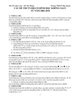 Bài soạn Tuyen cac de thi TN+DHCD Hinh hoc khong gian 2002-2010