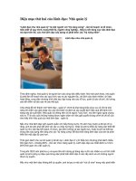 Tài liệu Diện mạo thứ hai của lãnh đạo: Nhà quản lý pptx