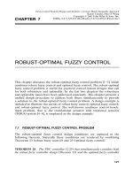 Tài liệu Hệ thống điều khiển mờ - Thiết kế và phân tích P7 doc