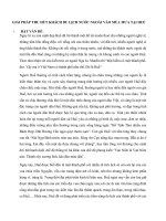 GIẢI PHÁP THU hút KHÁCH DU LỊCH nước NGOÀI vào mùa mưa tại HUẾ 