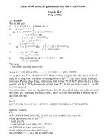 Bai tap Casio ve Dong du thuc