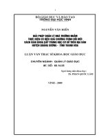Giải pháp quản lí nhà trường nhằm thực hiện có hiệu quả chương trình đổi mới sách giáo khoa cấp trung học cơ sở trên địa bàn huyện quảng xương   tỉnh thanh hoá 