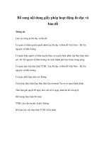 Tài liệu Bổ sung nội dung giấy phép hoạt động đo đạc và bản đồ docx