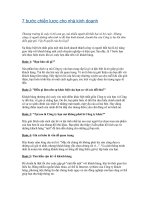 Tài liệu 7 bước chiến lược cho nhà kinh doanh doc