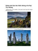 Bài giảng Khám phá hòn đảo Thiên đường trên Đại Tây Dương