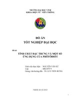 Tính chất đặc trưng và một số ứng dụng của phôtôđiốt 