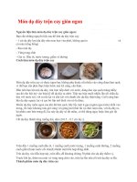 Món dạ dày trộn cay giòn ngon 