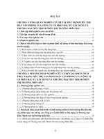 218 đẩy mạnh tiêu thụ máy văn phòng của công ty cổ phần đầu tư xây dựng và thương mại tiến thành trên thị trường miền bắc  