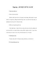 Tài liệu Tập đọc - KÌ DIỆU RỪNG XANH pptx