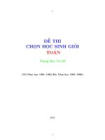Tài liệu Đề thi học sinh giỏi cấp 2 1962-1986 pdf