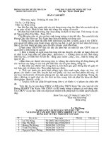 Bài soạn Trường THCS Xuân Tân Báo cáo cam kết nghỉ tết Tân Mão