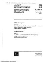iec 60255-5 electrical relays - insulation coordination for measuring relays and protection equip