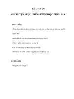 Tài liệu Kể chuyện - Tập làm văn - Ước mơ ppt