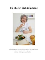 Tài liệu Đối phó với bệnh tiểu đường doc