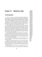 Tài liệu Modeling of Data part 1 pptx