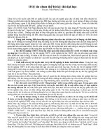 Bài soạn 10 lý do chưa bỏ được kỳ thi Đại học