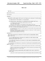 Sự tham gia của nhà đầu tư nước ngoài vào TTCK việt nam thực trạng và giải pháp 