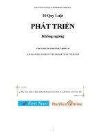 Tài liệu 10 Quy luật phát triển không ngừng pdf