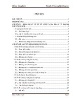 Tìm hiểu về độ đo khoảng cách giữa các đối tượng dựa trên đặc trưng 