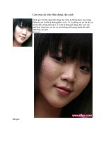 Tài liệu Làm mịn da ảnh chân dung cận cảnh pptx