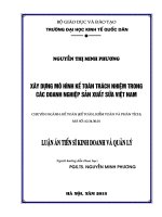 Các yếu tố ảnh hưởng đến mức độ chấp nhận mô hình thẻ điểm cân bằng trong quản trị chiến lược tại các doanh nghiệp v 