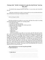 Tài liệu chương trinh lễ giao luu cấp tieu hoc