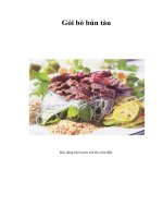 Tài liệu Gỏi bò bún tàu docx