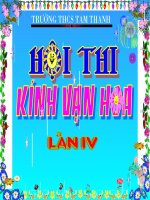 Gián án Kính vạn hoa lần 4 năm học 2010 - 2011