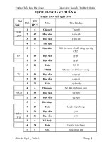 Bài soạn giaoan lop 1-tuan 6