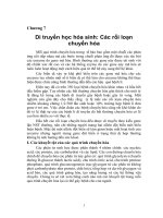 Tài liệu Chương 7: Di truyền học hóa sinh - Các rối loạn chuyển hóa docx