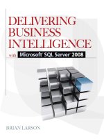 Tài liệu McGraw-Hill - Delivering Business Intelligence with Microsoft SQL Server 2008 (2009)01 doc