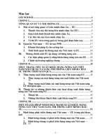 Một số giải pháp nhằm đẩy mạnh xuất khẩu hàng nông sản Việt nam sang thị trờng liên minh châu Âu