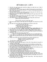 Bài giảng De nghi luan lop 9