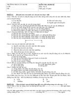 Tài liệu De KT Giua HK I