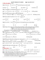 Bài soạn Bài giải đề ôn thi HK2_10CB(sô1)